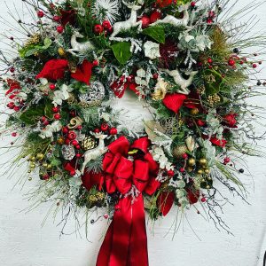 28" Faux Christmas Wreath