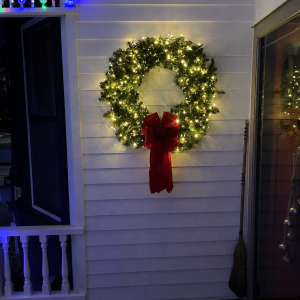 36" Faux Christmas Outdoor Wreath