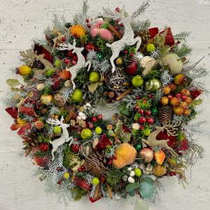 26" Faux Christmas wreath