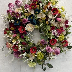 26" Spring Faux Wreath