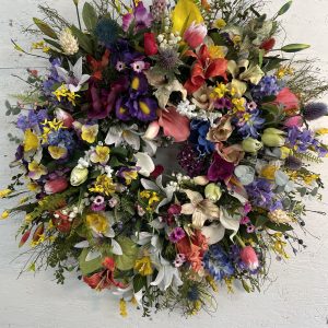26" Summer Faux Wreath