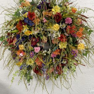 26" Summer Faux Wreath