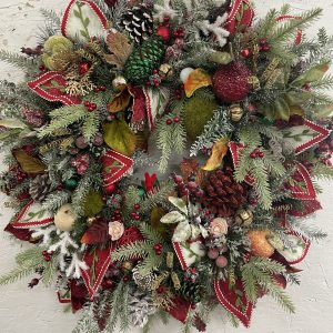 Luxury Frosted Christmas Wreath