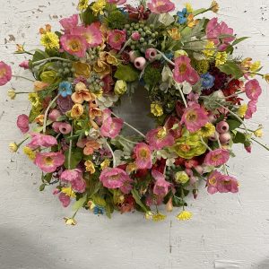 26" Faux Spring Wreath