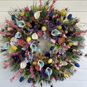 28" Summer Faux Wreath