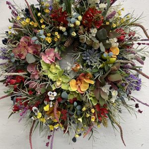 26" Summer Faux Wreath