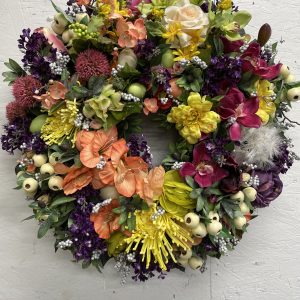 26" Summer Faux Wreath