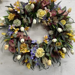 26" Faux Spring Wreath