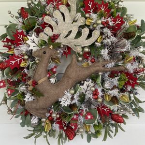 26" Faux Christmas Wreath