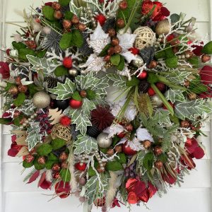 30" Faux Christmas Wreath